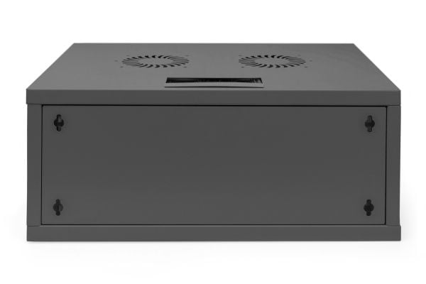 Digitus SoHo Series - Skap - 540 x 400 mm (WxD), unassembled - veggmonterbar - svart, RAL 9005 - 4U - 19"