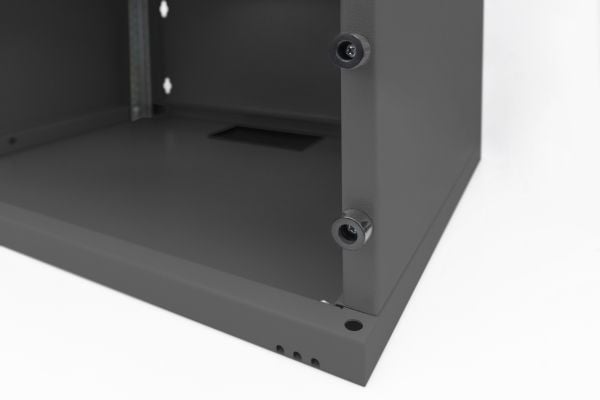 Digitus SoHo Series - Skap - 540 x 400 mm (WxD), unassembled - veggmonterbar - svart, RAL 9005 - 4U - 19"