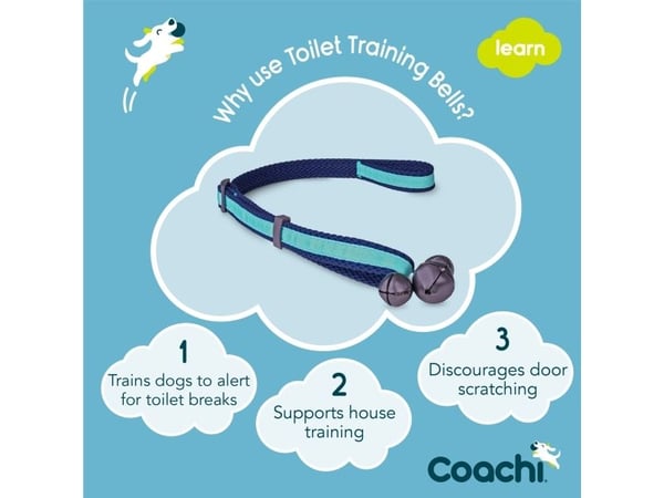 Coachi Toilet Training Bells Navy & Light Blue