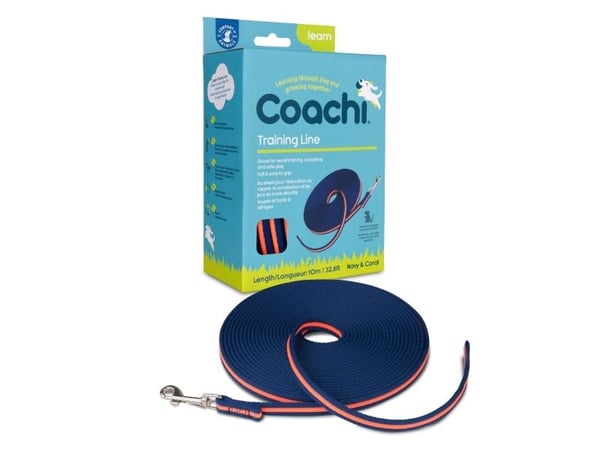 Coachi Training Line Navy & Coral 10m