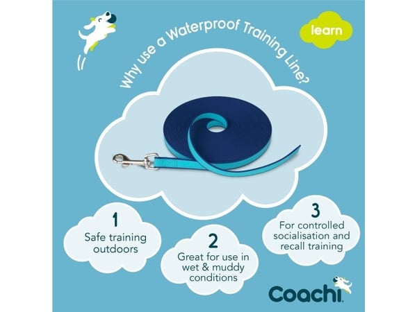 Coachi Waterproof Training Line Navy & Blue 10m