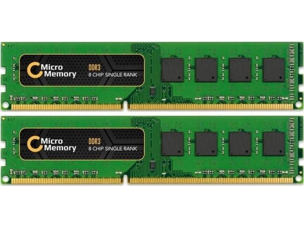 CoreParts - DDR3 - sett - 16 GB: 2 x 8 GB - DIMM 240-pin - 1600 MHz / PC3-12800 - ikke-bufret - ikke-ECC