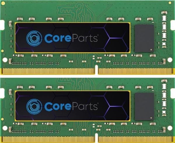 CoreParts - DDR4 - sett - 8 GB: 2 x 4 GB - SO DIMM 260-pin - 2400 MHz / PC4-19200 - 1.2 V - ikke-bufret - ikke-ECC