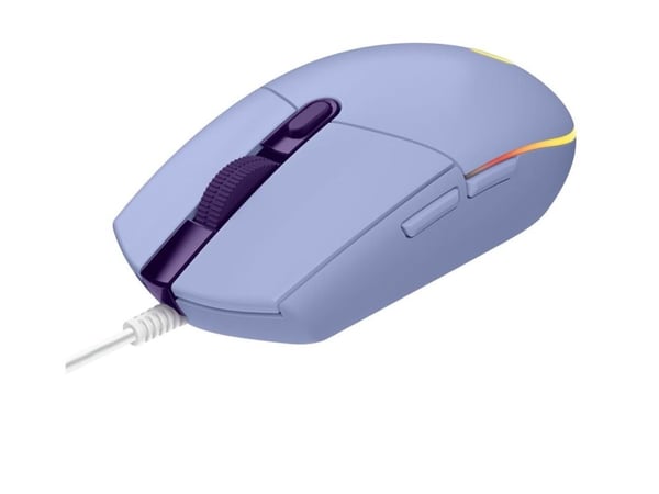 Logitech Gaming Mouse G203 LIGHTSYNC - Mus - optisk - 6 knapper - kablet - USB - lilla - for Komplett Epic Gaming PC a125