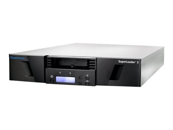 Quantum SuperLoader 3 with (Model C) drive(s) - Bandrobot - 192 TB / 480 TB - platser: 16 - LTO Ultrium (12 TB / 30 TB) - Ultrium 8 - SAS-2 - kan m...
