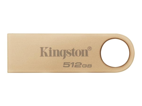 Kingston DataTraveler SE9 G3 - USB-flashstasjon - 512 GB - USB 3.2 Gen 1 - gull
