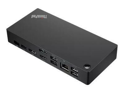 Lenovo ThinkPad Universal USB-C Dock - Dokkingstasjon - USB-C - HDMI, 2 x DP - 1GbE - 90 watt