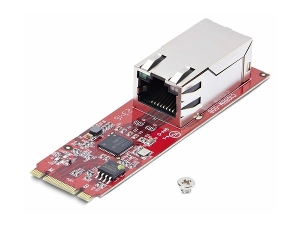 Startech 1-Port 2.5GbE M.2 Network Card, Multi-Gigabit Speeds (2.5G/1G/100M/10M) - NBASE-T (802.3bz), PCIe Ethernet M.2 2280, B/M Key - NIC for SFF...