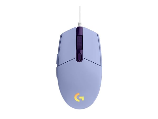 Logitech Gaming Mouse G203 LIGHTSYNC - Mus - optisk - 6 knapper - kablet - USB - lilla - for Komplett Epic Gaming PC a125