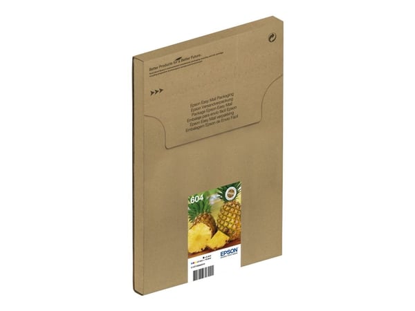 Epson Multipack 4-colours 604 EasyMail, Perusvärintuotto, Musta, Syaani, Magenta, Keltainen, 3,4 ml, 2,4 ml, 1 kpl, Monipakkaus
