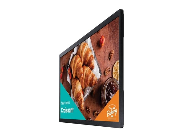 Samsung QB24C - 24" Diagonalklasse (23.8" synlig) - QBC Series LED-bakgrunnsbelyst LCD-skjerm - intelligent skilting - Tizen OS - 1080p 1920 x 1080