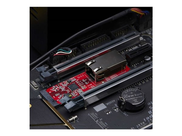 Startech 1-Port 2.5GbE M.2 Network Card, Multi-Gigabit Speeds (2.5G/1G/100M/10M) - NBASE-T (802.3bz), PCIe Ethernet M.2 2280, B/M Key - NIC for SFF...