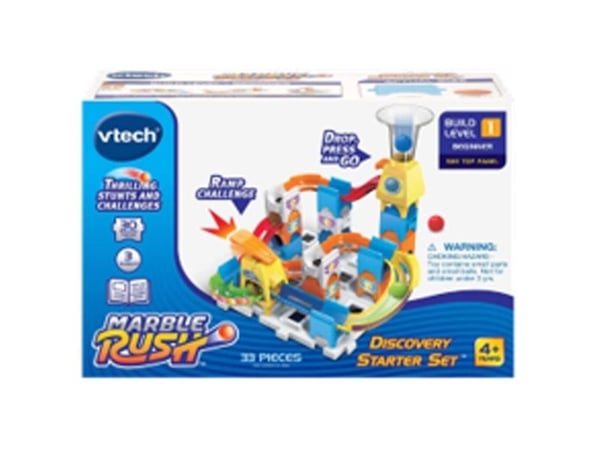 Vtech Marble Rush Discovery Set Xs 100, 30 stk