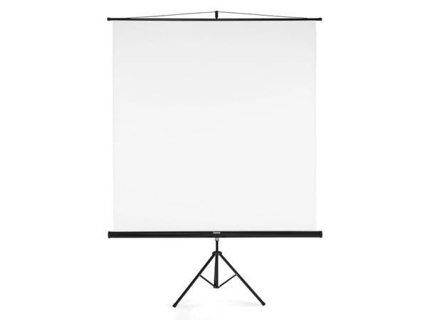 Hama 00021573, Manuell, 2,55 m (100.3"), 1:1, Svart, Hvit