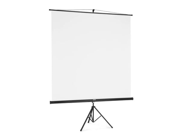 Hama 00021573, Manuell, 2,55 m (100.3"), 1:1, Svart, Hvit