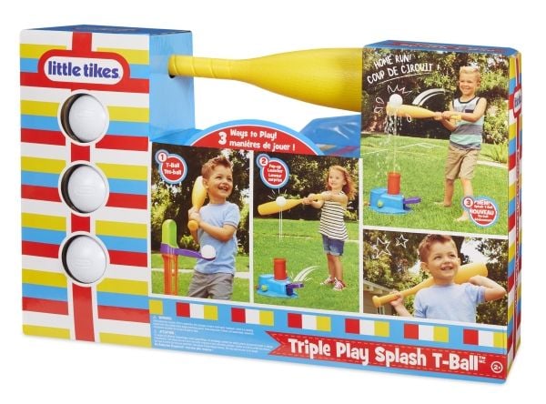 Little Tikes Triple Play Splash T-Ball Set, 2 år