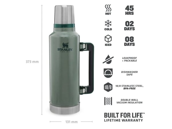Stanley 10-07934-003 Termoskannu 1,9 L vihreä