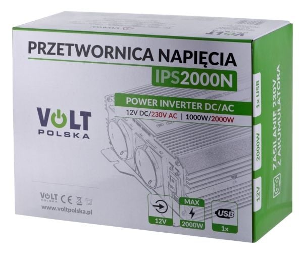 Spänningsomvandlare IPS 2000 N 12/230 (1000/2000W)