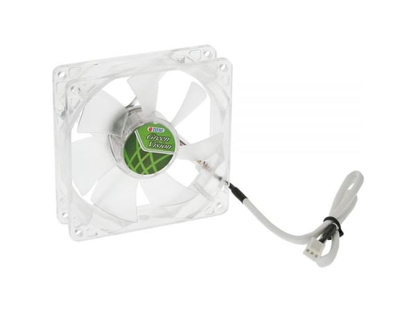 Titan TFD-9225GT12Z/V2(RB), Tuuletin, 9,2 cm, Läpinäkyvä