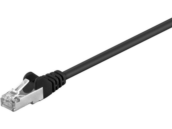 wentronic - Nettverkskabel - RJ-45 (hann) til RJ-45 (hann) - 5 m - FTP - CAT 5e - svart