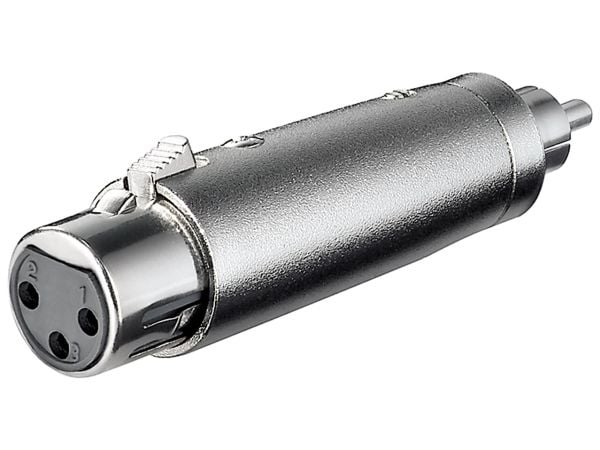 goobay - Audioadapter - XLR3 beholder til RCA plugg