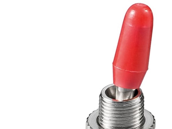 Wentronic Goobay vippströmbrytare i miniatyr - 2x ON-OFF, med lödfästen (10021)
