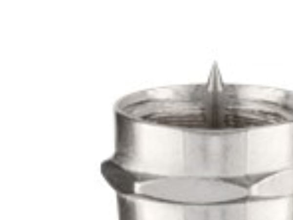 Wentronic Goobay SAT/antenne tilkoblingskabel, hvit, 2,5 m - F plugg <=> IEC/koaksialplugg (11727)