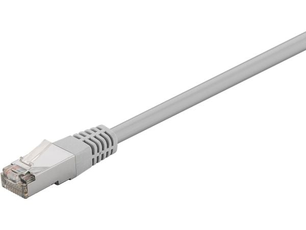 goobay - Koblingskabel - RJ-45 (hann) til RJ-45 (hann) - 5 m - foliebelagt uskjermet tvinnet kabelpar (F/UTP) - CAT 5e - formstøpt, rund, flertråde...