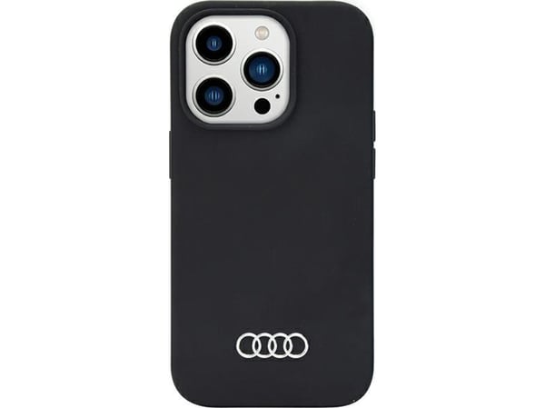 Audi silikonetui til iPhone 14 Pro 6,1" sort hardcase AU-LSRIP14P-Q3/D1-BK
