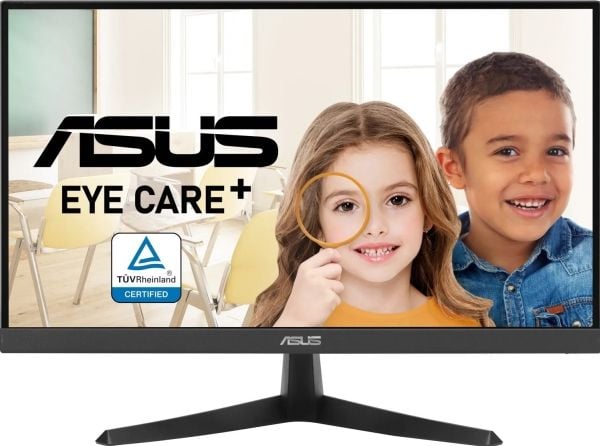 ASUS VY229Q - LED-skjerm - 22" - 1920 x 1080 Full HD (1080p) @ 75 Hz - IPS - 250 cd/m² - 1000:1 - 1 ms - HDMI, DisplayPort - hodetelefon / høyttale...