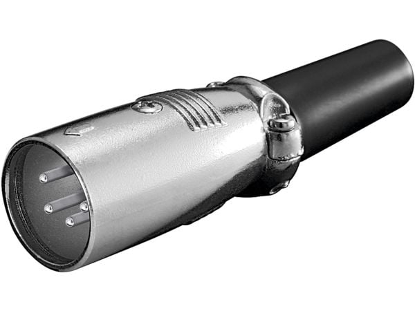 goobay - Ääniliitin - 4-pinninen XLR-liitin