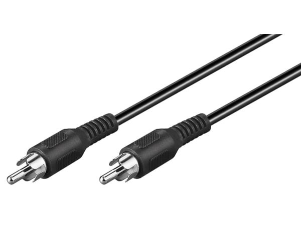goobay - Video/lydkabel - RCA plugg til RCA plugg - 2 m