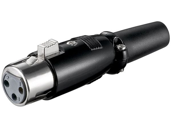 goobay - Audiotilkopling - XLR3 beholder - svart
