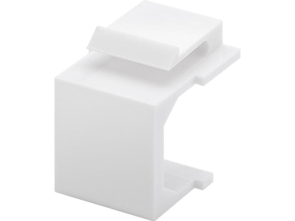 Goobay Keystone deksel (4-pak), hvit - for støvbeskyttelse
