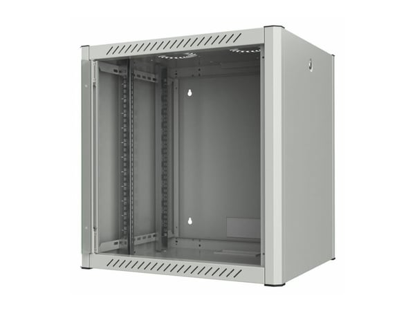 Lanview by Logon - Rack skåp - 60 x 56, pro - väggmontering - vit, RAL 7035 - 12U - 19"