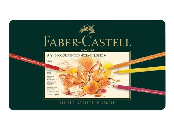Faber-Castell 110060, Vihreä, Puu, Multi, 60 kpl