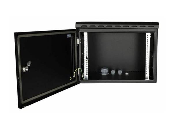 Lanview by Logon - Rack skap - 60 x 45 - veggmonterbar - svart, RAL 9005 - 7U - 19"