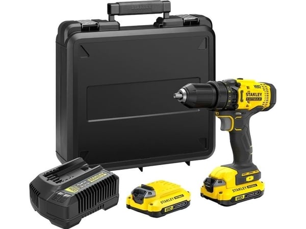 Stanley batteridrevet skrutrekker-/sugeverktøy 18V 2x1,5Ah [SFMCD700C2K-QW]