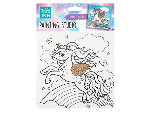 Canvas Unicorn Rainbow STN 7915 malesett