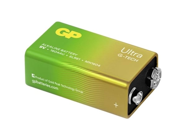GP Battery GPPVA9VAU143 9 V-batteri alkalisk mangan 9 1 stk (0301604AUETA-B1)