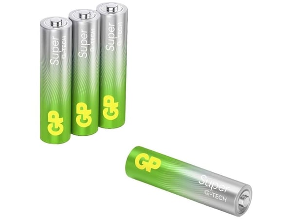 GP Super Alkaline - Batteri AAA / LR03 - Alkaline