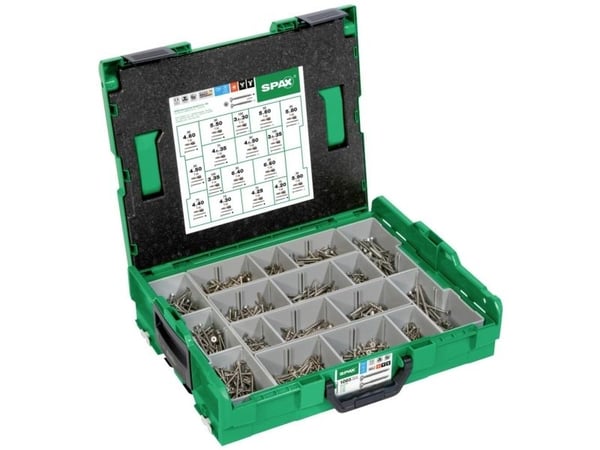 SPAX 5000009165019 Kombinationsskruv sortiment 1 Set