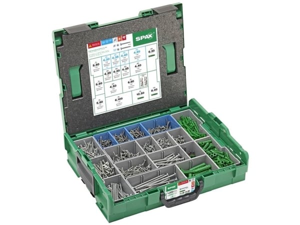 SPAX 5000009160319 Kombinationsskruv sortiment 1 Set