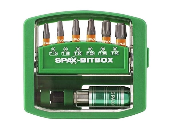 Bitssæt T-STAR plus, 6 Bits, T10, T15, T20, T25, T30, T40, bitsholder 1 Stk.