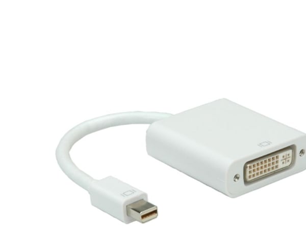 Roline Mini-display-port / DVI Adapterkabel Mini DisplayPort-stik, DVI-D 24+1-pol. Fatning 0.10 m Hvid 12.03.3128 Displayport-kaapeli Roline Mini-display-port / DVI Adapterkabel Mini DisplayPort-stik, DVI-D 24+1-pol. Fatning 0.10 m Hvid 12.03.3128 Displayport-kaapeli