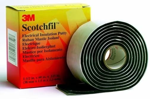 3M 80610833727, Sort, Gummi, 575 V, 1524 m, 38 mm, 3175 mm