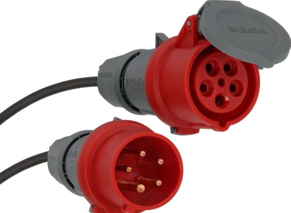 Brennenstuhl 4007123005796, 10 m, Ulkona, IP44, Öljynkestävä, UV-kestävä, musta, Punainen, 1 AC-pistorasia(a)