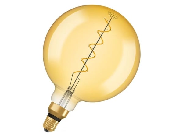 OSRAM 4058075092013 LED (RGB)-valaisin Energiklasse G (A - G) E27 Globeform 5.00 W = 28 W Varmhvid (Ø x L) 200 mm x 200 mm 1 stk