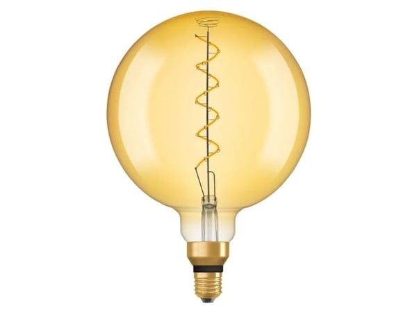 OSRAM 4058075092013 LED (RGB)-valaisin Energiklasse G (A - G) E27 Globeform 5.00 W = 28 W Varmhvid (Ø x L) 200 mm x 200 mm 1 stk