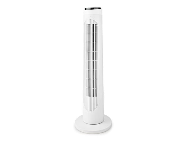 Nedis FNTR13CWT40, Viftedrevet elektrisk romvarmer, 7,5 timer, 1,2 m, Innendørs, Gulv, Sort, Hvit